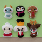 Ho Ho Holidays 2 Felt Craft Pattern