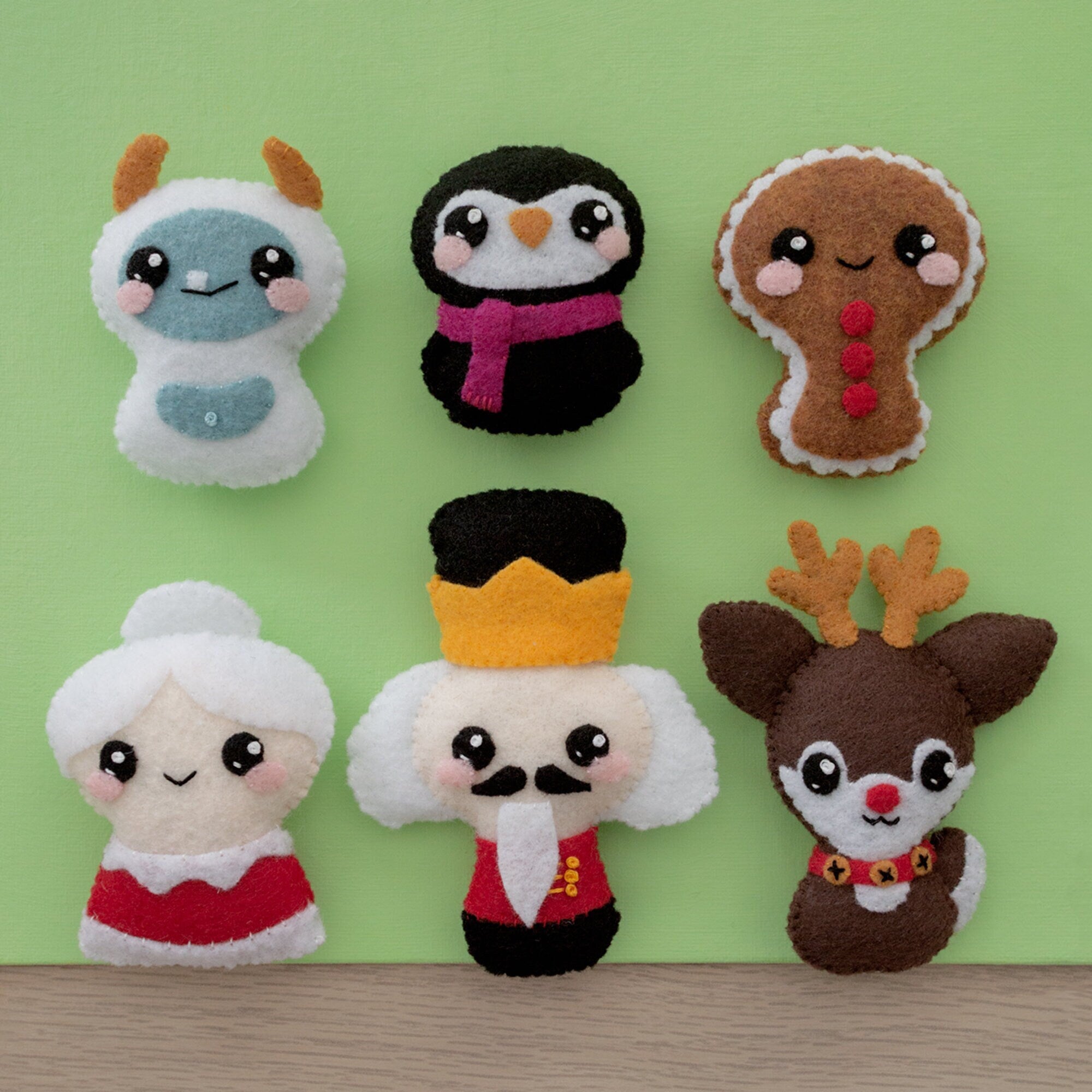 Ho Ho Holidays 2 Felt Craft Pattern