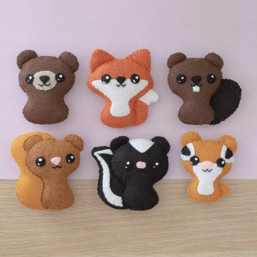 Backyard Critters 1 Felt Craft Pattern
