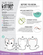 Kitschy Kitties 1 Felt Craft Pattern