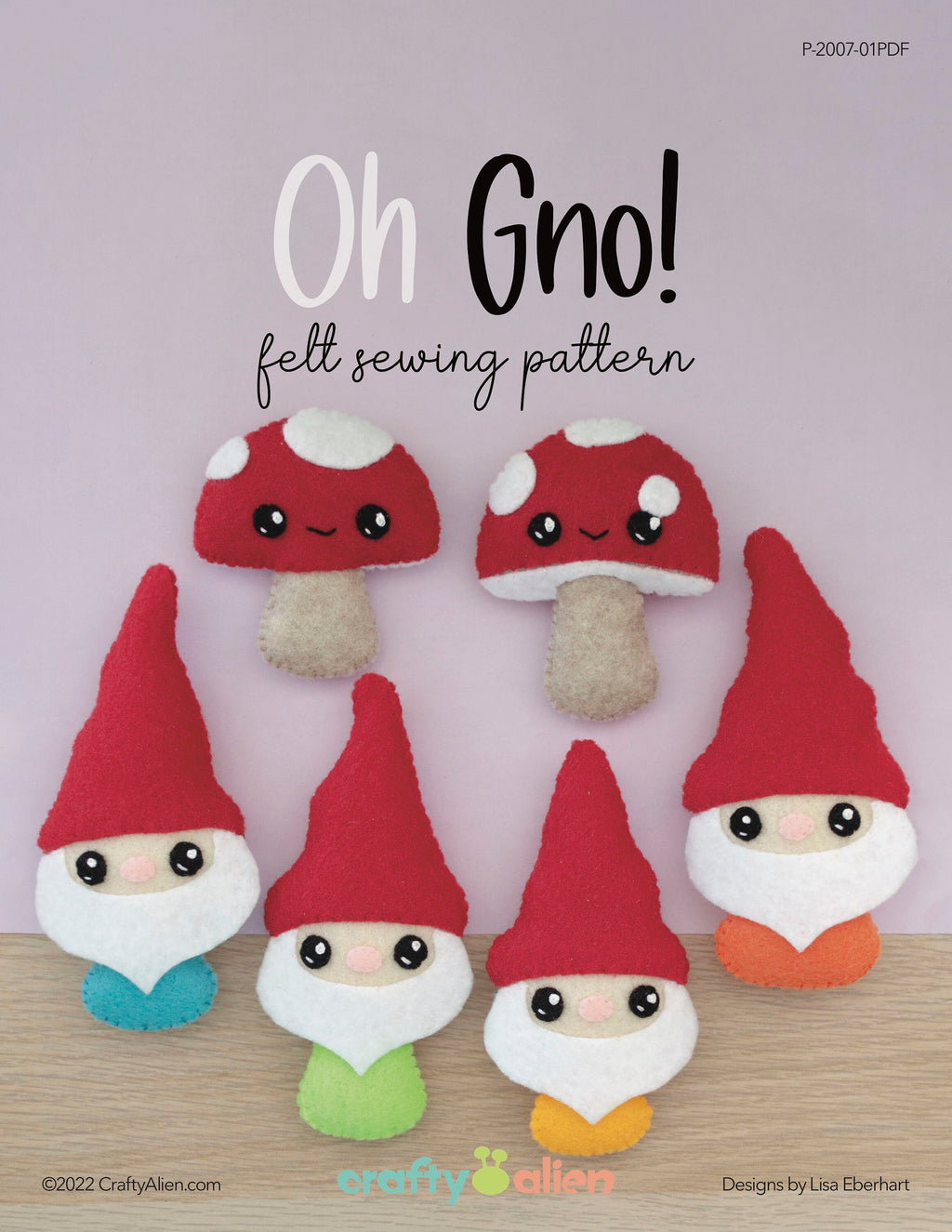 Oh Gno! Felt Craft Pattern Felt Sewing Pattern