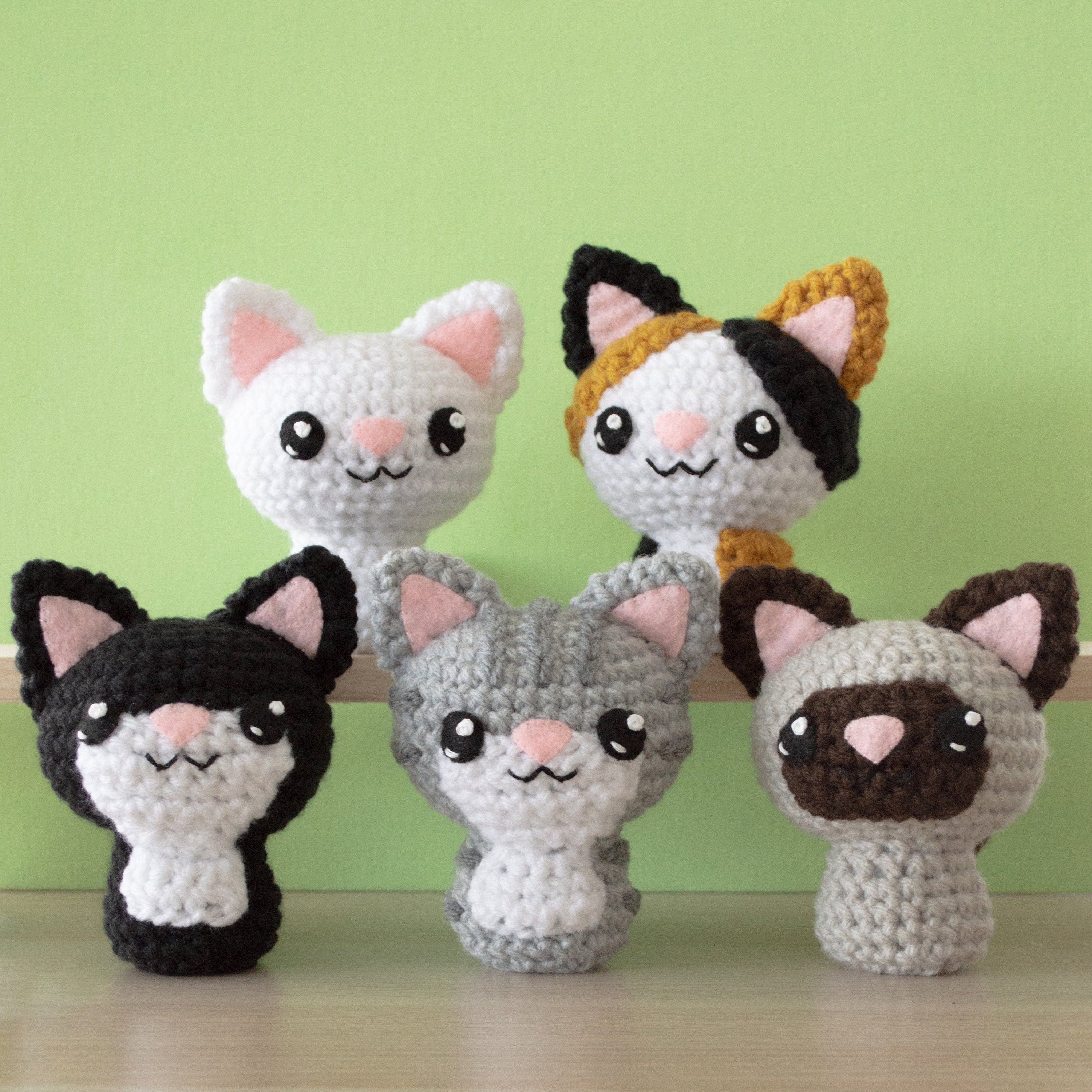 Kitschy Kitties 1 Crochet Amigurumi Pattern