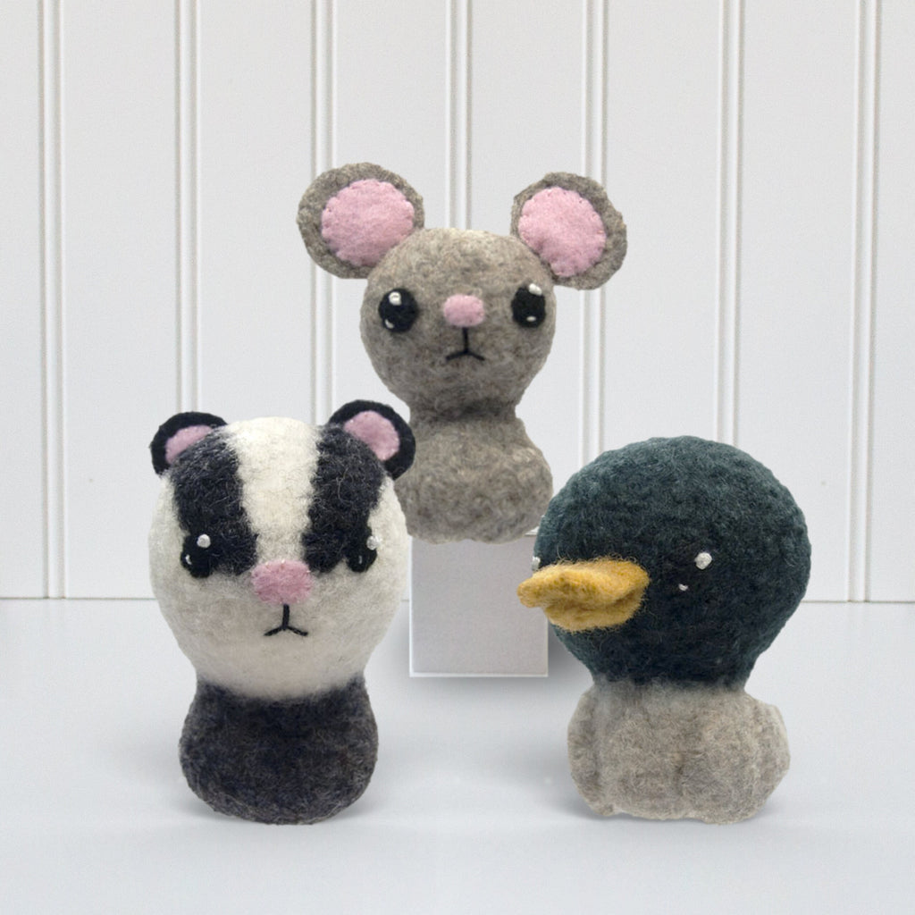 Backyard Critters 7 Felted Knitting Pattern