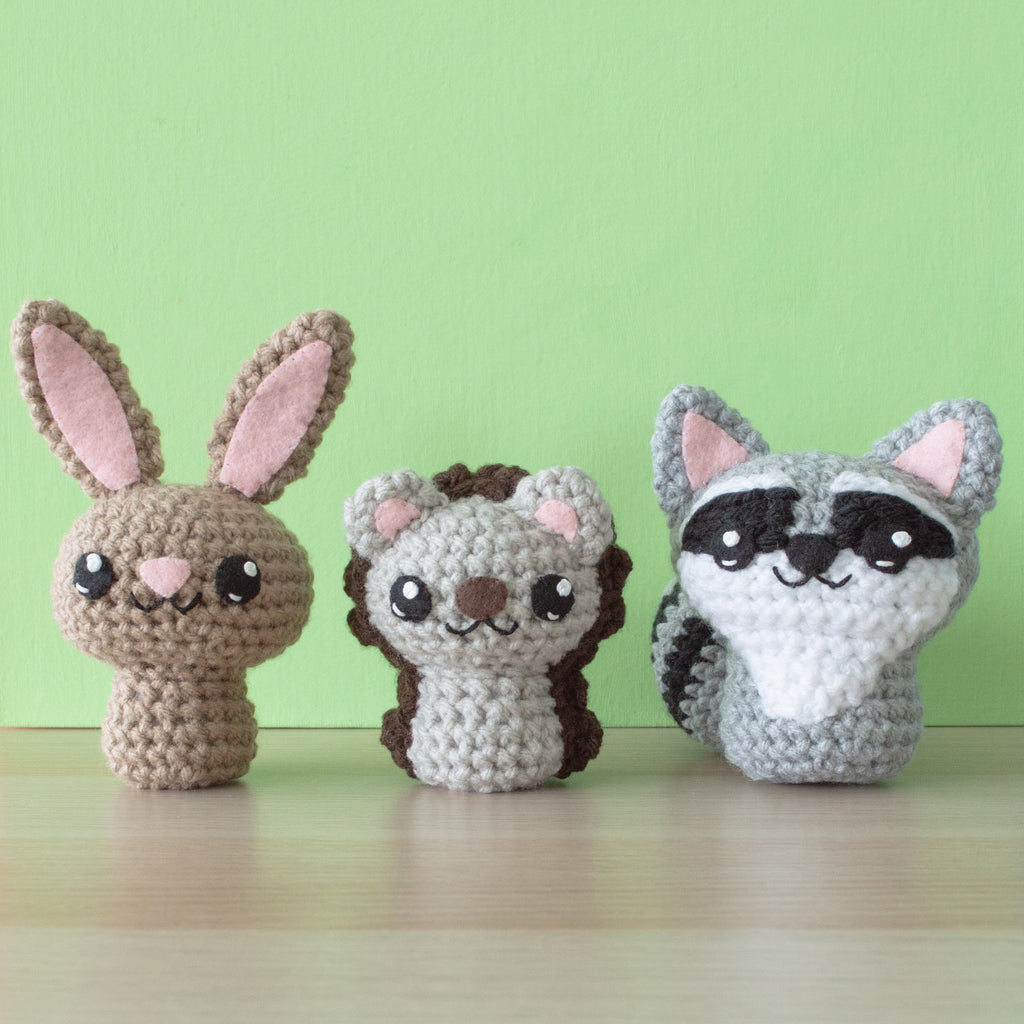 Backyard Critters 3 Crochet Amigurumi Pattern