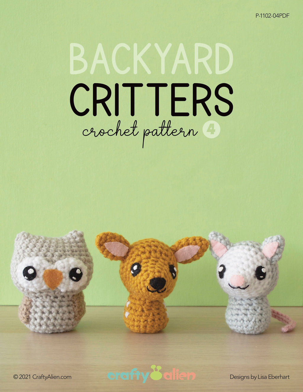 Backyard Critters 4 Crochet Amigurumi Pattern