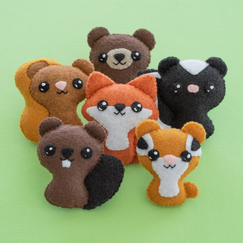 Backyard Critters 1 Felt Craft Pattern