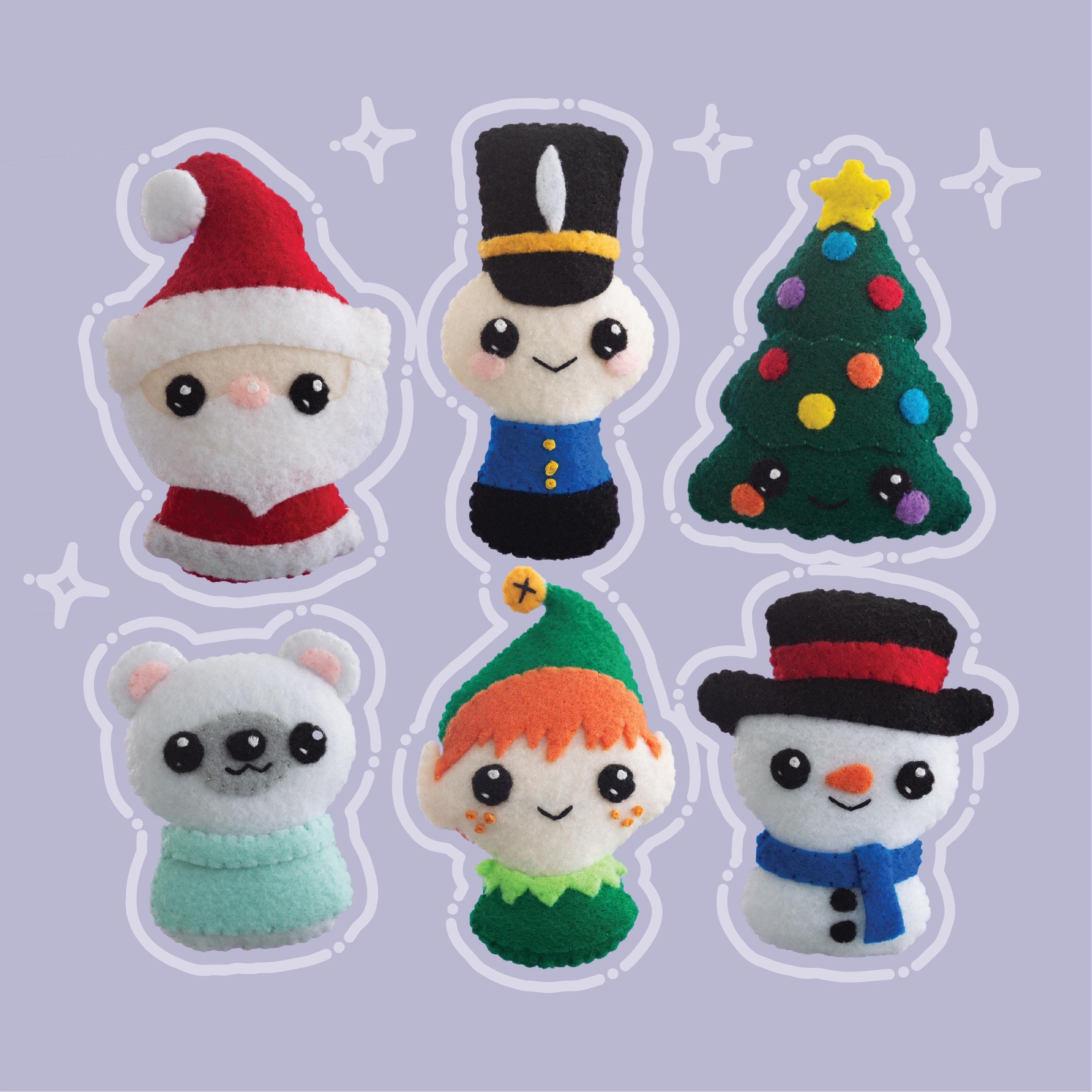 Ho Ho Holidays 1 Felt Craft Pattern