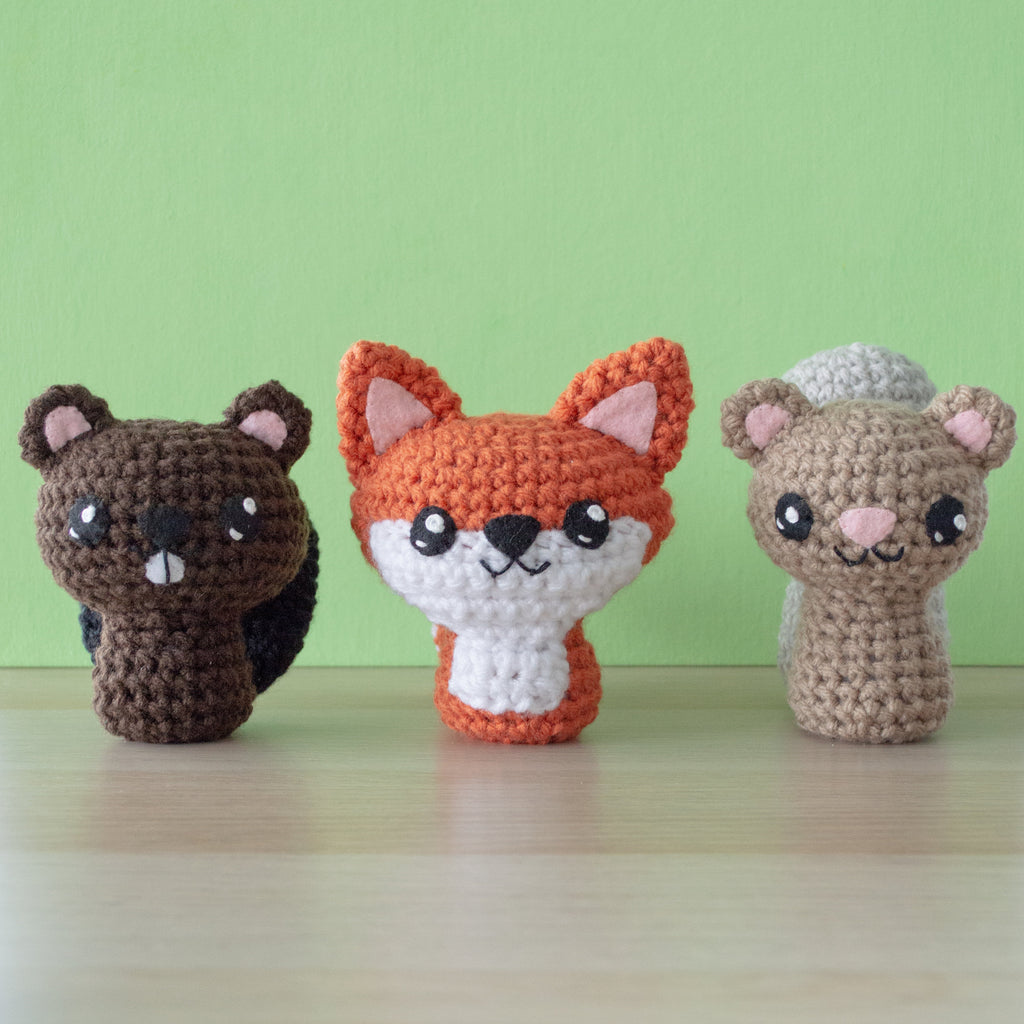 Backyard Critters 1 Crochet Amigurumi Pattern