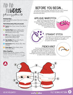 Ho Ho Holidays 1 Felt Craft Pattern