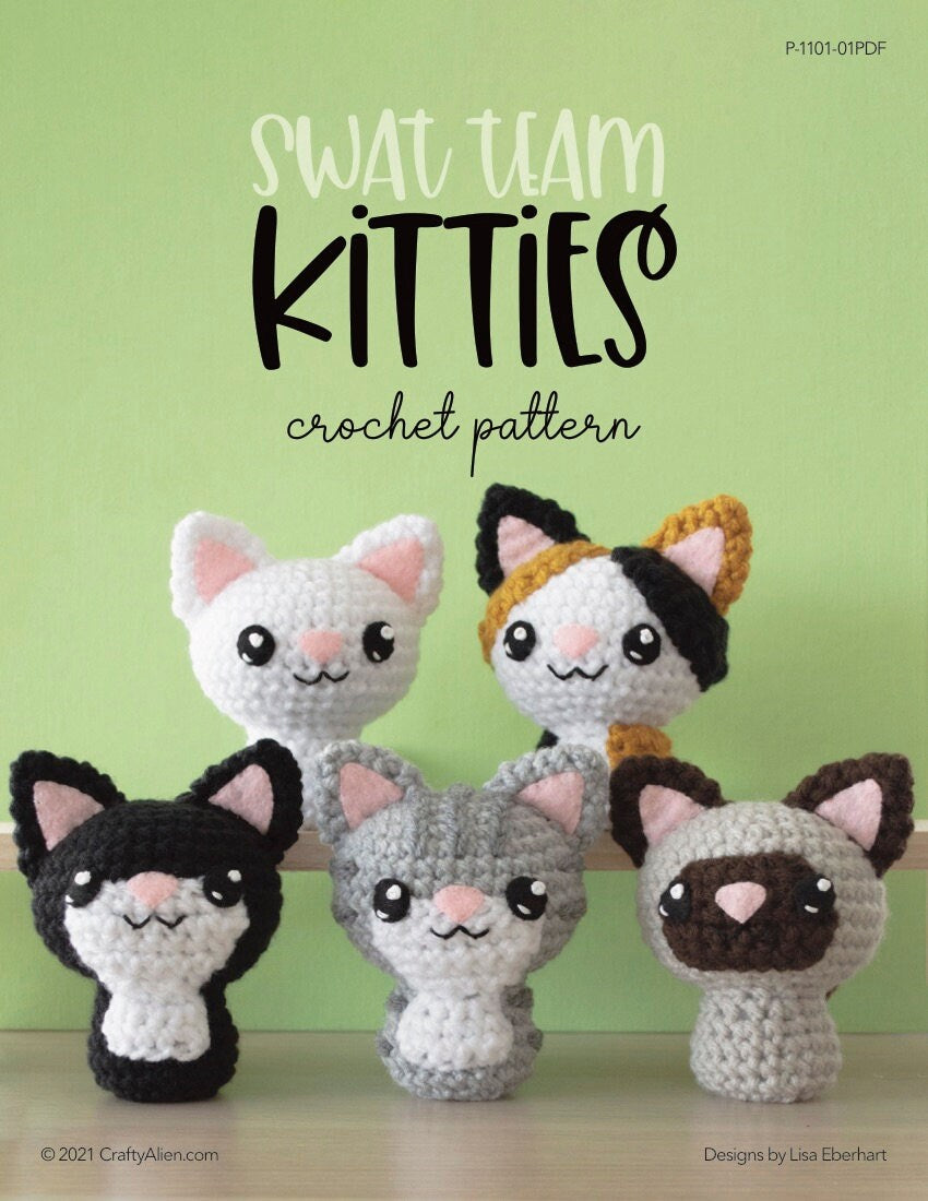 Kitschy Kitties 1 Crochet Amigurumi Pattern